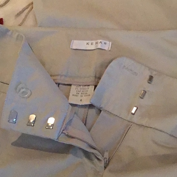 KENAR Cotton Khaki Slacks Pants - Picture 3 of 5